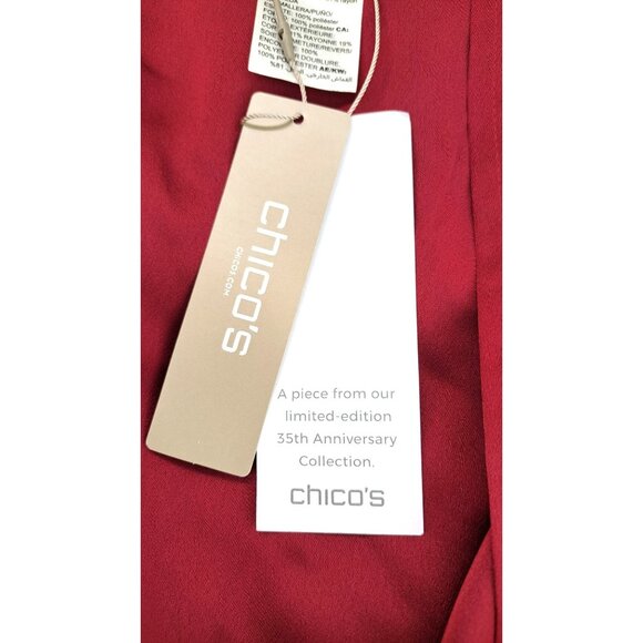 Chico's Burnout Kimono Jacket Small Medium Special Edition New Tags Velvet Silk - Picture 9 of 12